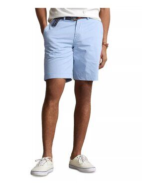 NWT Polo Ralph Lauren Stretch Classic Fit Chino Shorts Blue Mens Size 34